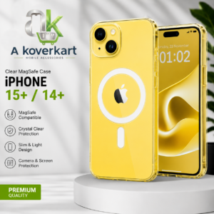 A KOVERKART Premium Clear MagSafe Case for Apple IPhone 15 Plus, Iphone 14 plus.